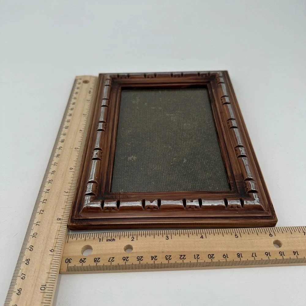 Vintage Rustic Wood 5x7 Picture Frame - Western Cabin Lodge Style Decor